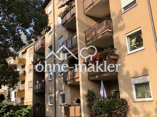 Tolle neue, renovierte 2-Zimmer-Wohnung mit Balkon+Garage in Mannheim