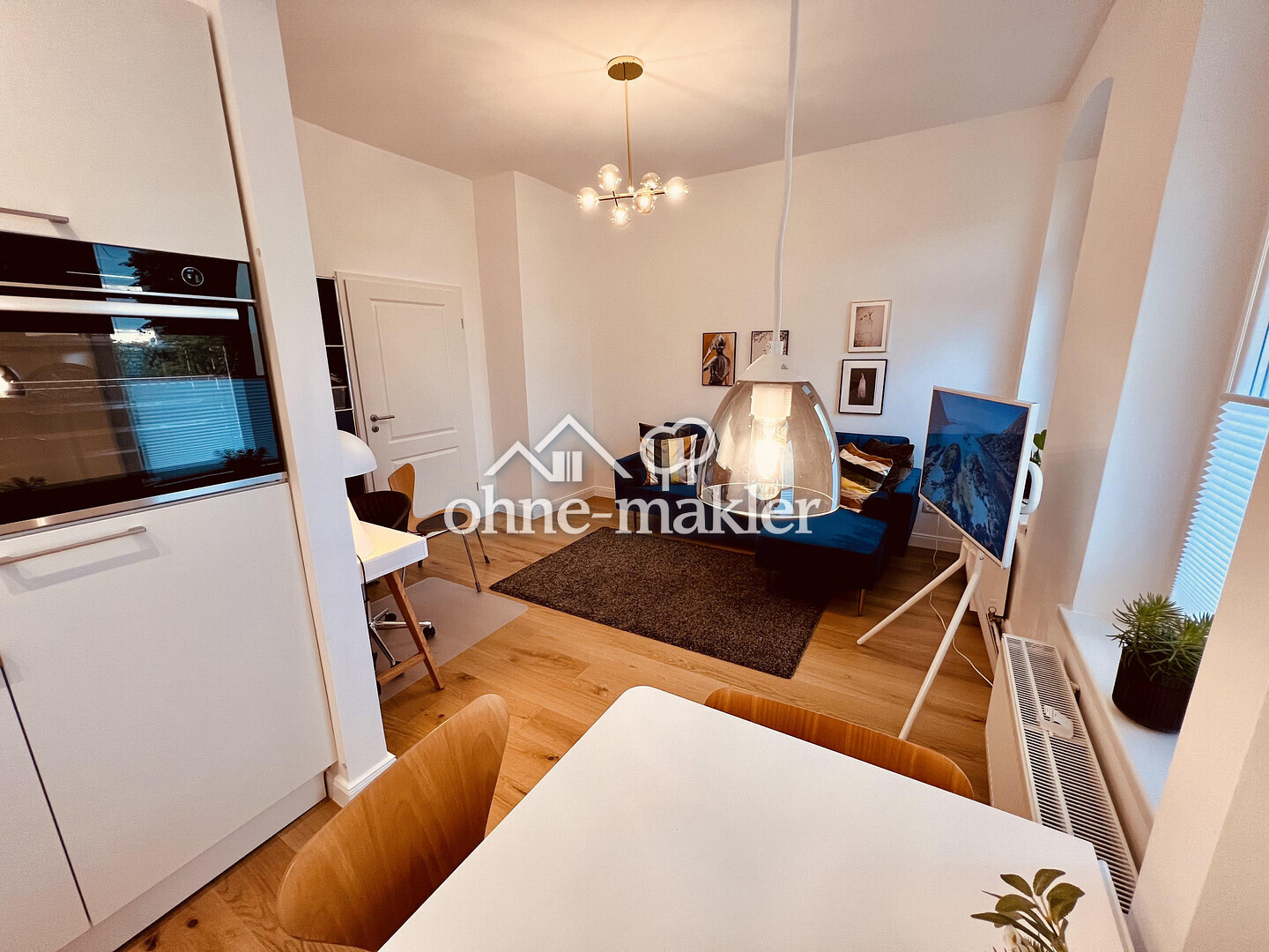 Sanierte, möblierte 1,5-Zimmer-Wohnung mit Weitblick in Oberschöneweide, Campus Adlershof nah