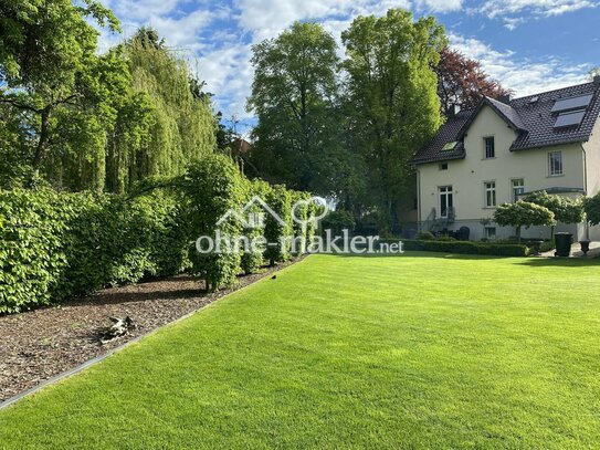 energetisch topsanierte Altbau-Villa, großes Grundstück im Grünen, ideal für Wohnen u. Business