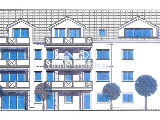 Schicke 2-Zimmer-Wohnung 66,7qm² in Obertshausen mit Einbauküche, Balkon, 2 PKW Stellplätze