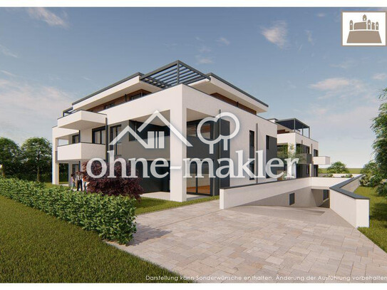 Exklusive Etagenwohnung KFW40 Standard mit unverbaubarem Schlossblick