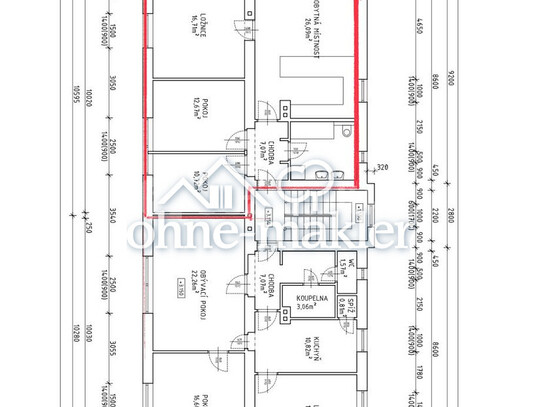 Prodej bytu 4+kk 80 m²