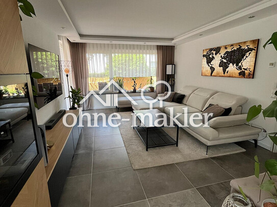 Moderne EG-Wohnung 3,5 Zimmer Terrasse Garten ohne Makler