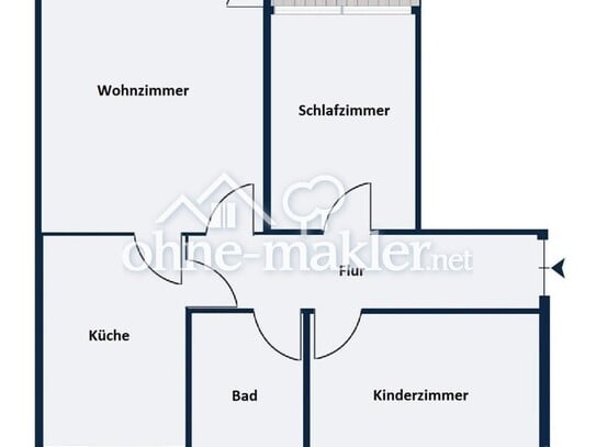 Hauptstraße *3-Zimmerwohnung* + Tiefgarage