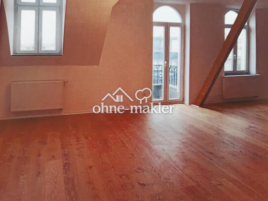 Wunderschöne Penthouse-Maisonette-Wohnung mit Dachterrasse und Süd-Balkon im Zentrum von MG