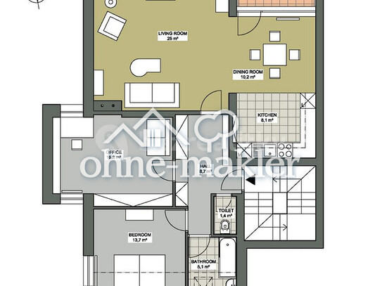 Pronájem bytu 3+1 95 m²