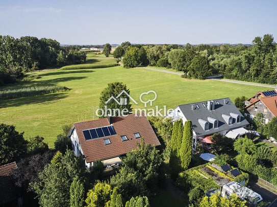 Attraktives Einfamilienhaus im Grünen mit Blick in die Natur und vielen Besonderheiten, ohne Makler