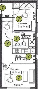 Schöne helle 2-Zimmer Wohnung in Berlin Karlshorst - Foto 1