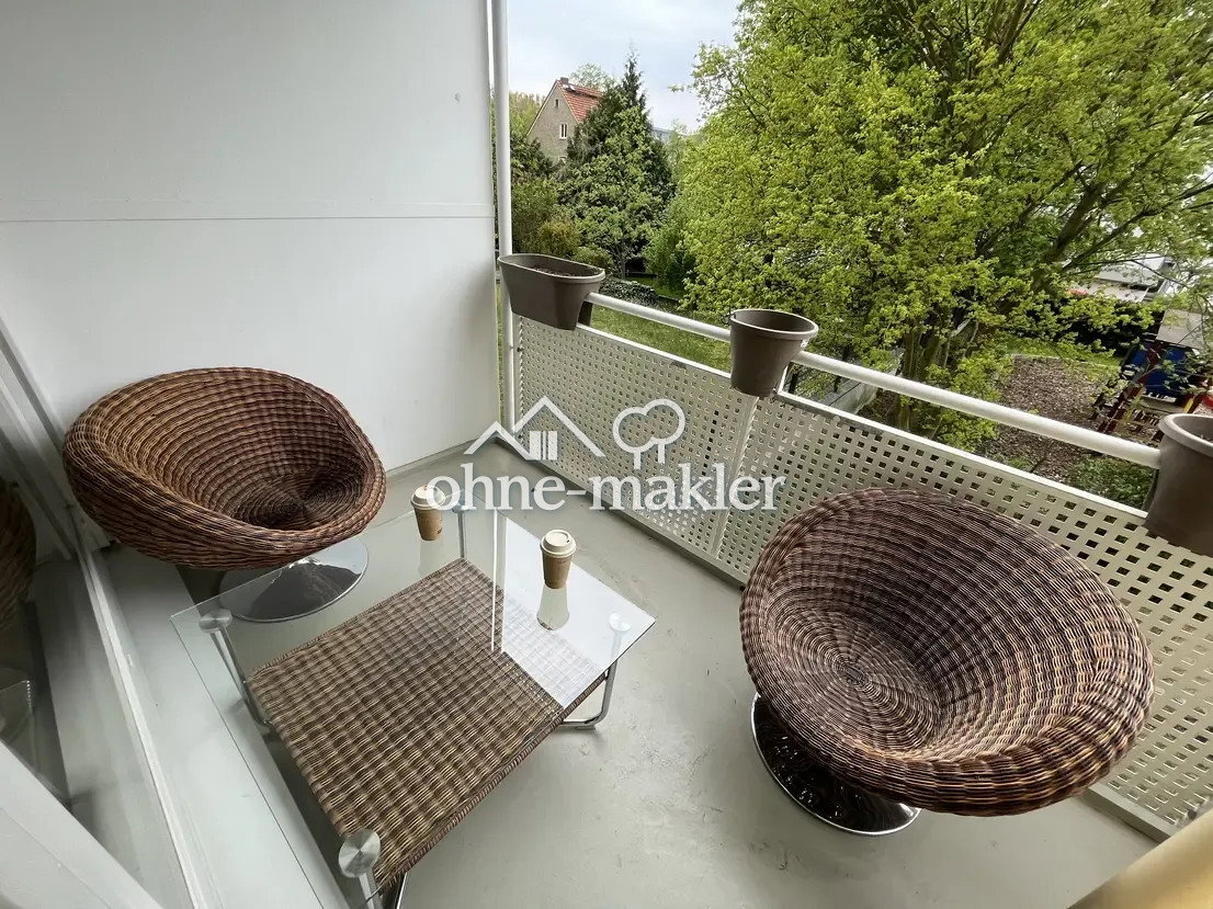 Stilvolle, voll möblierte 2-Zimmer-Wohnung mit Balkon in Berlin-Wilhelmsruh - Photo 1