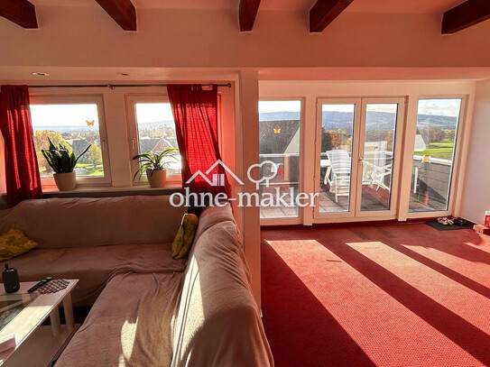 Wunderschöne helle Dachgeschosswohnung mit Ausblick in Rinteln Ortsteil