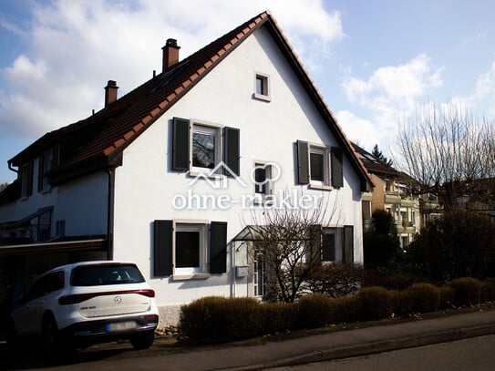 Wohnung mit Garten in Doppelhaushälfte