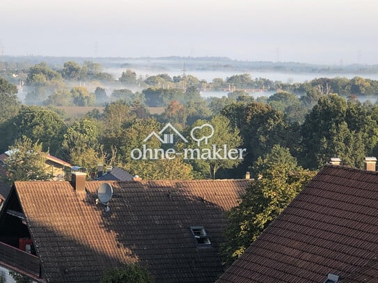 RUHIGE 3 ZI.-EIGENTUMSWOHNUNG MIT HERRLICHER AUSSICHT IN DIE RHEINEBENE!