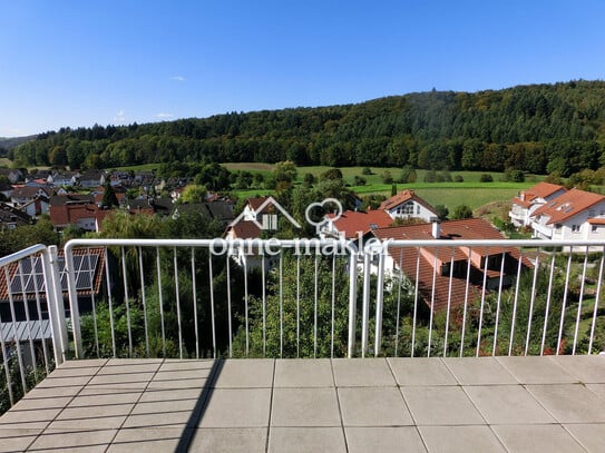 Sonnige und ruhige 3,5 ZKBB Wohnung mit traumhaften Ausblick in exklusiver Waldrandlage