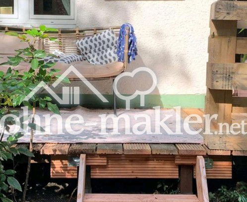 1.5 Zimmer mit Terrasse, Garten zu verkaufen