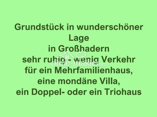 Grundstück Großhadern mit Baurecht für Mehrfamilienhaus ca. 550 m2 Wfl.