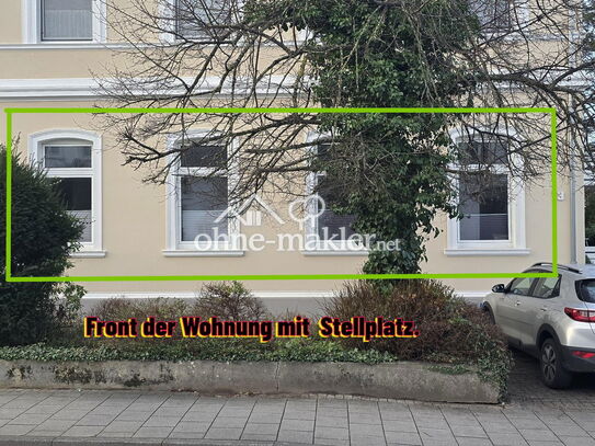 3 Zi. Eigentumswohnung Bünde Zentrumslage 93qm mit Garten, EBK, Terrasse, Stellplatz Maklerfrei