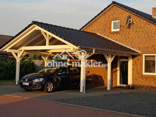 Bungalow mit Doppelcarport