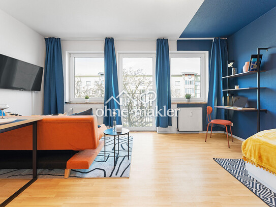1 Zimmer Wohnung mit Küche & möbliert in Schöneberg - traumhafte Kiezlage