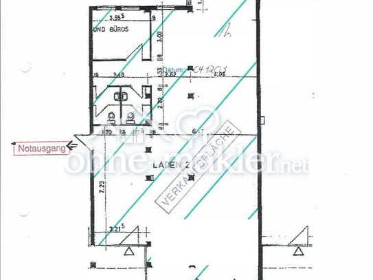 Ladenlokal gute Lage damaliger Neupreis 680.000 DM