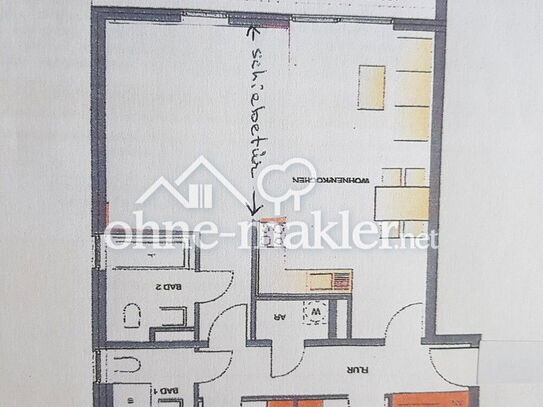 Neubauwohnung Mainz-Weisenau, exklusiver Grundriss + Ausstattung