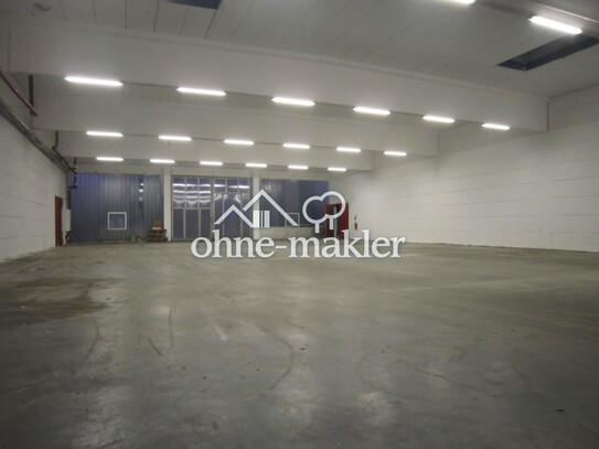 Lagerhalle 540 m² mit Büro im Industriegebiet NUR 2,75 €/m²