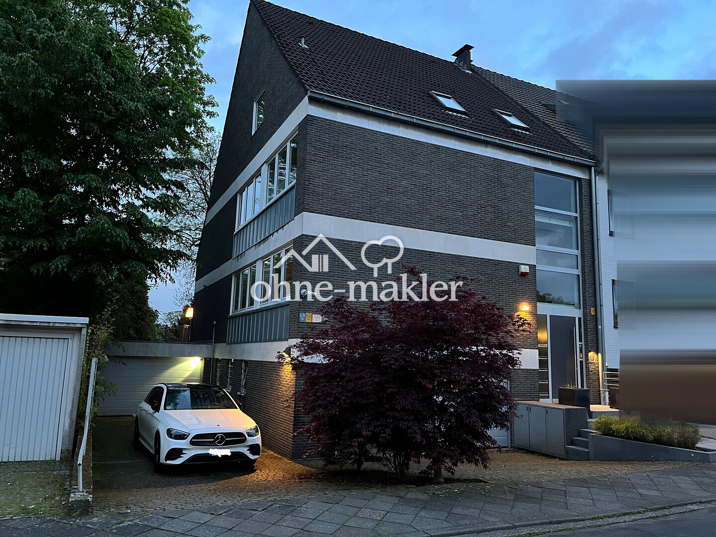 Über 90 qm, Top Lage, Sackgasse, Hafennähe, Blick auf den Rheinturm