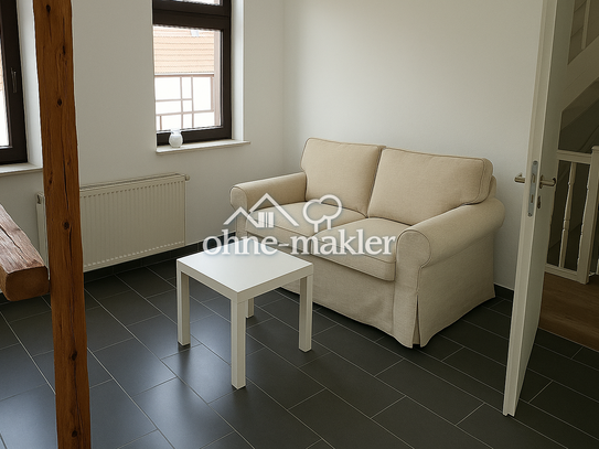 Frisch sanierte 1-Raum-Wohnung mit moderner Ausstattung und kompletter Möblierung
