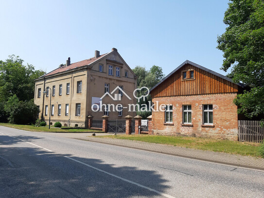 Haus mit Brockenblick mit Park und Wiese