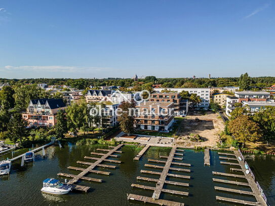 Wohnen am Wasser! Terrassenwohnung auf Wassergrundstück | Nahe Adlershof, BER und Tesla