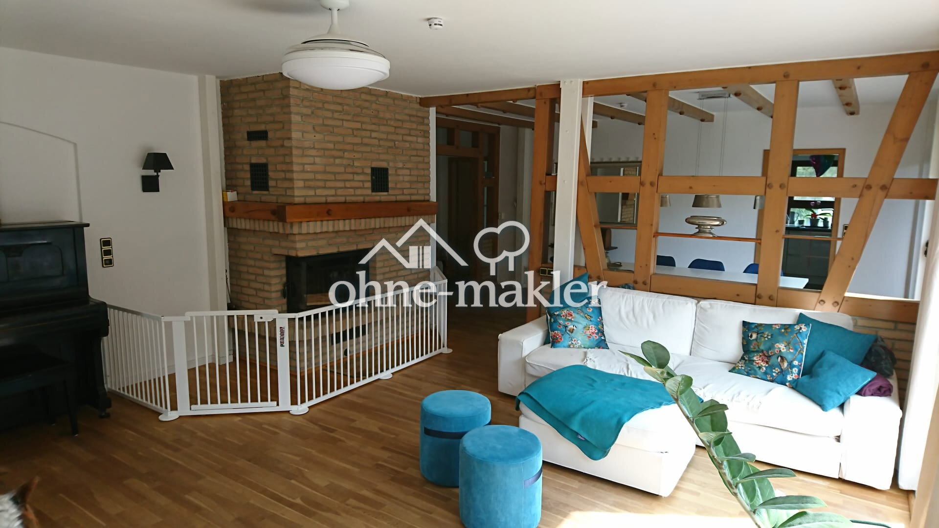Sonnige EG-Wohnung mit EBK, Wannenbad, Kamin & Garten - von privat an privat - Photo 1