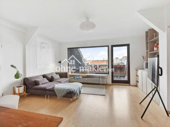 Bezugsfreie 4 Zi. DG-Wohnung mit Terrasse und 124,5m² Gesamtfläche