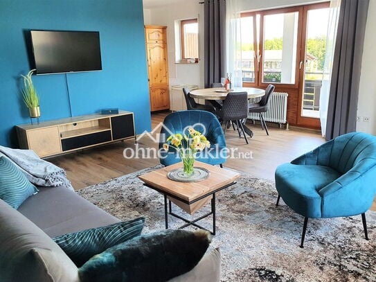 Voll eingerichtete 2-Zimmer-Whg mit 2 Balkonen und viel Charme in Meersburg