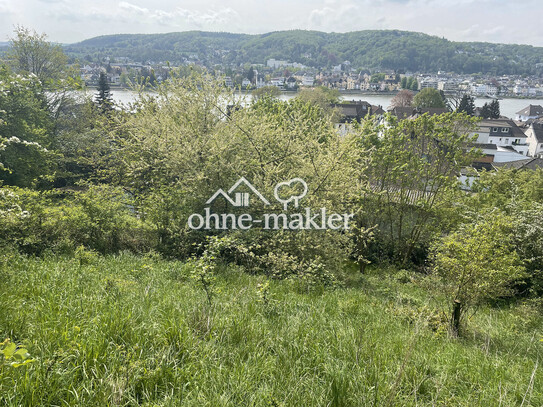 Verlockendes Angebot: Traumgrundstück mit Panoramablick auf den Rhein