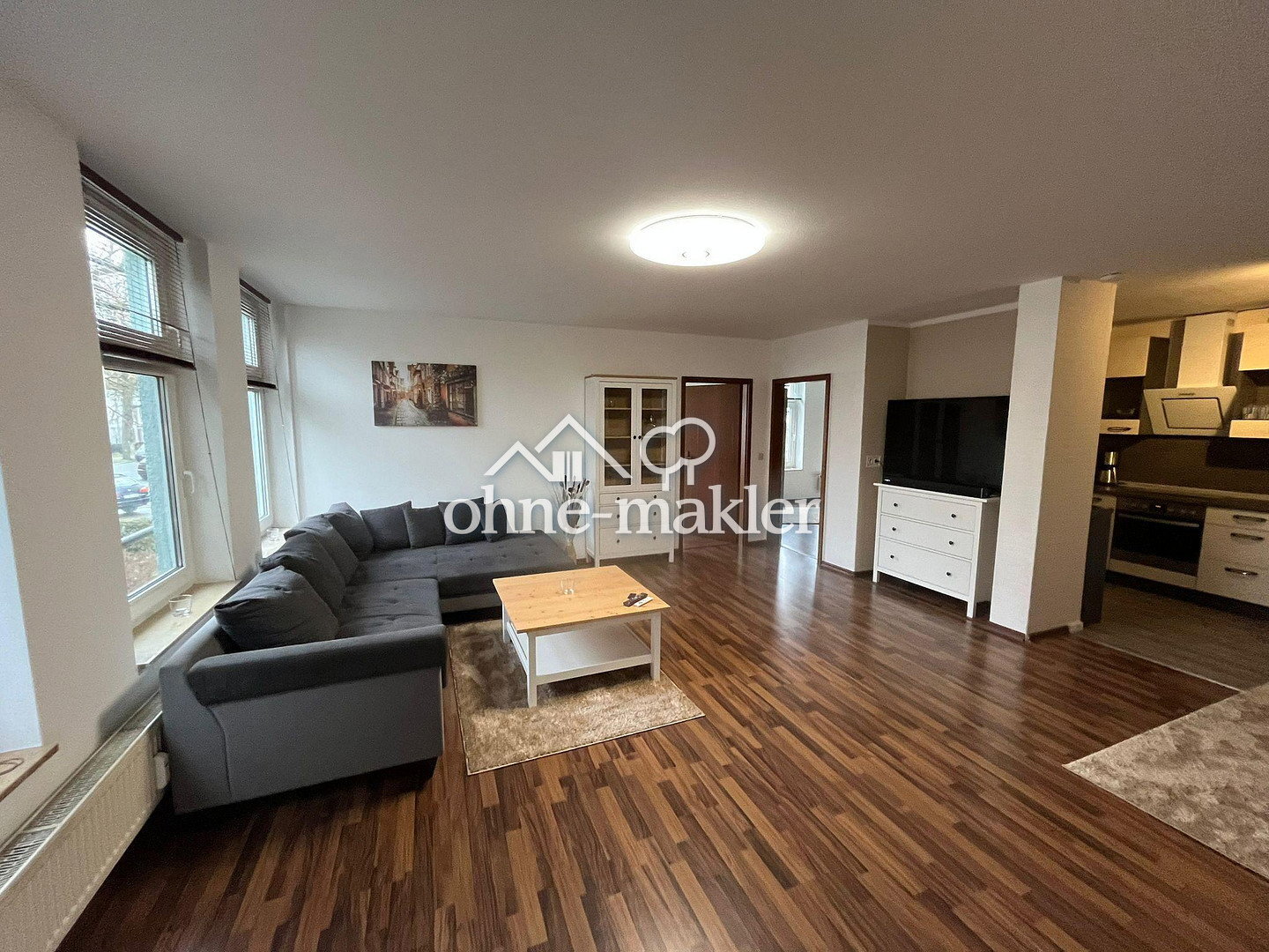 Voll möblierte schöne & helle 3 Zimmer Homeoffice Wohnung in ruhiger Lage nahe S-Bahn Grünau - Photo 1