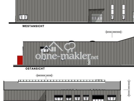 Projektierte Multifunktionshalle für Logistik, Produktion und Fulfillment - Fertigstellung 09/2025