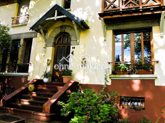 Jugendstilvilla mit Garten in Schoeneck/Frankreich bei Saarbrücken