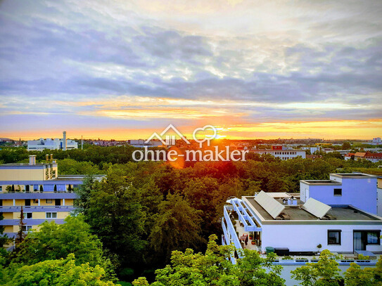 Traumhafte Penthouse-Wohnung über zwei Ebenen mit Neckarblick und viel Platz für die ganze Familie