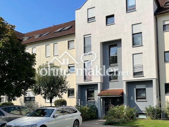 3-Zimmerwohnung mit direktem Blick ins Grüne, nähe Rheinaue See.