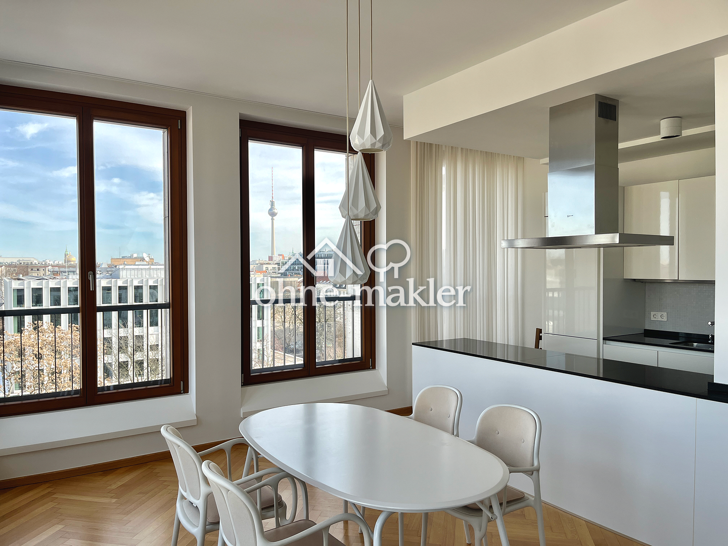 Möblierte Penthousewohnung über den Dächern von Berlin-Mitte - Foto 1