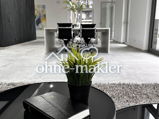 Neubau. Exklusive und großszügige Büro- und Praxisräume mit 80qm Außenterrasse.
