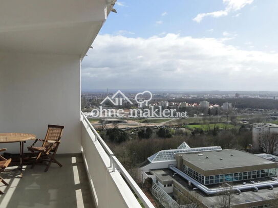 Geräumige Wohnung in Bornheim mit großzügigem Balkon und Skyline-Blick - Top-Infrastruktur