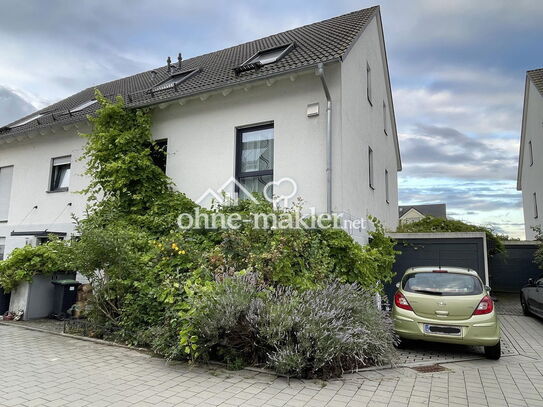 Energieeffiziente, moderne 5-Zi.-DHH mit 196qm im Norden Mainhattans, mit Keller, Garage, Garten