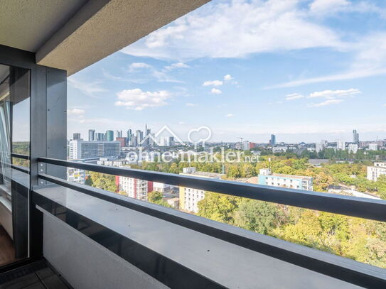 Maisonettewohnung mit Skylineblick - möbliert - ab 01.11.