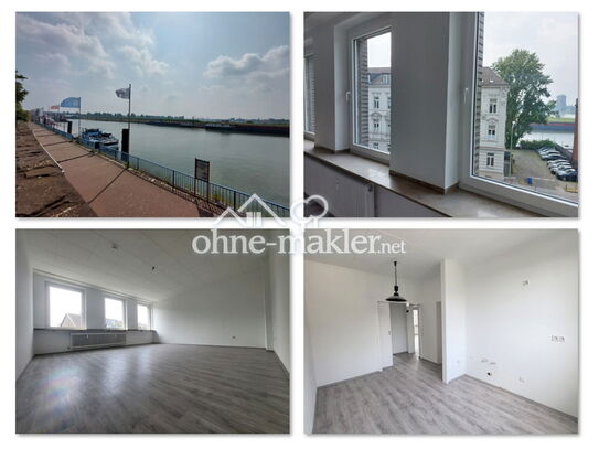 Renovierte 2,5 Z. Wohnung in Duisburg Ruhrort mit Rheinblick!