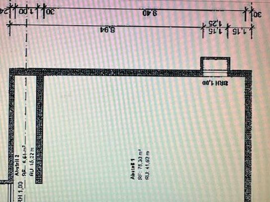 Lagerfläche Raumhöhe 4.5 m Höhe