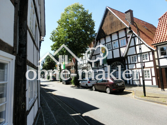 Bestlage OT Wiedenbrück, 7ZK3B EG Maisonette in Fachwerkhaus, vielseitig nutzbar!