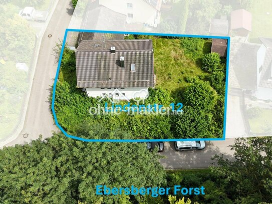 Provisionsfrei: Traumhaftes Baugrundstück für EFH / DHH direkt am Wald