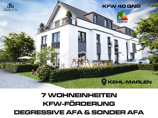 W03: 3-Zimmer-Wohnung | Neubau 2026 | KFW40 QNG | 5% Degressive-Afa | 5% Sonderabschreibung