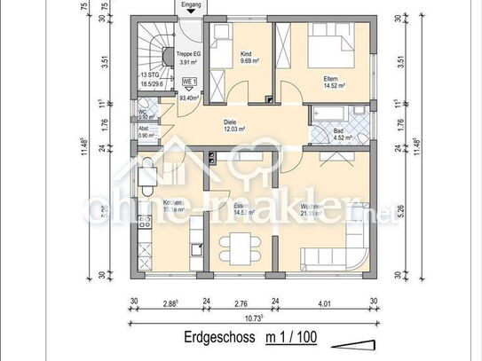 4-Zimmer Wohnung in zentraler Lage von Bendorf