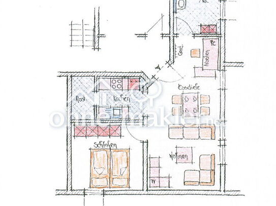 Moderne 2 Zimmer Wohnung- provisionsfrei - Neuwertig Sennfeld/Rempertshag